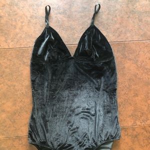 Velvet bodysuit